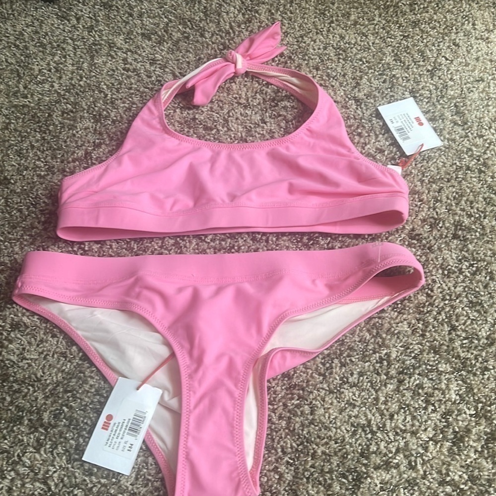Solid & Stripped two piece new with tags